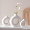 3pcsModern Donut Ceramic Vase Set