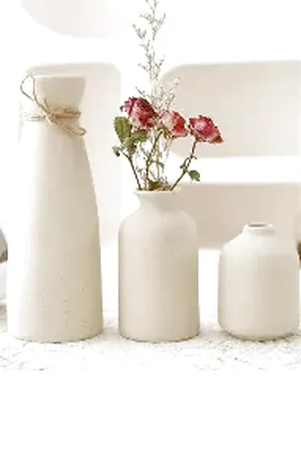 Minimalist Ceramic Vase Set