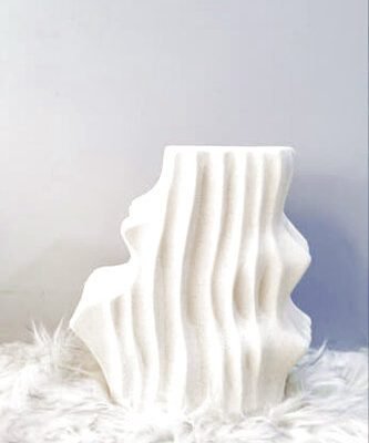 Modern Ceramic Wave Sculpture F433