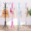 Multi-Color Freestanding Metal Coat Rack with Hooks Dug6576