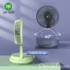 Rotating Folding PortableTable Desk Rechargeable Fan DP-7637