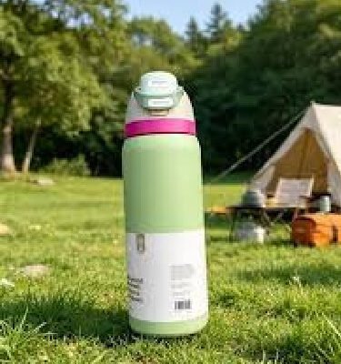 24 Hours Cold Straw & Chug Spout Sports Bottle -Tm654