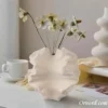 Coastal Elegance Ceramic Vase