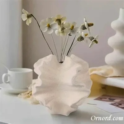 Coastal Elegance Ceramic Vase