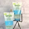 2 in1 Simple Water Boost Hydrating Micellar Gel Wash & Age Resistance Facial Wash