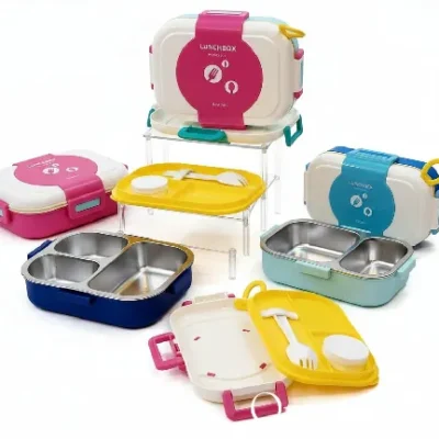 Leak-Proof Kids & Adults Stainless Steel Lunch Box Container - Tm8756