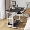 Adjustable Mobile Computer Laptop Table Desk with Keyboard Tray - Tw345